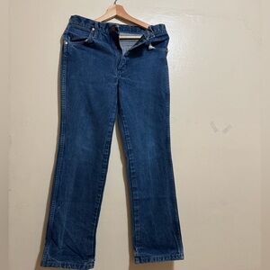 Wrangler Women's Deep Blue Boot Cut Jeans vintage